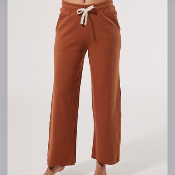 Pact Other - Waffle wide leg lounge pants